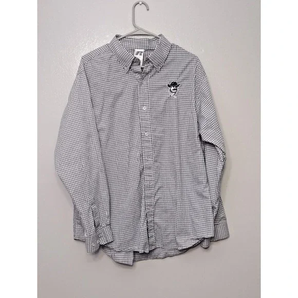 Men's Long Sleeve NMSU AGGIES Russell Shirt Logo Size XL - Picture 2 of 7